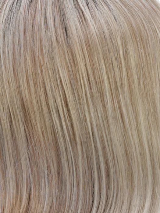 rh1488rt8 highlighted copper blonde with golden brown roots