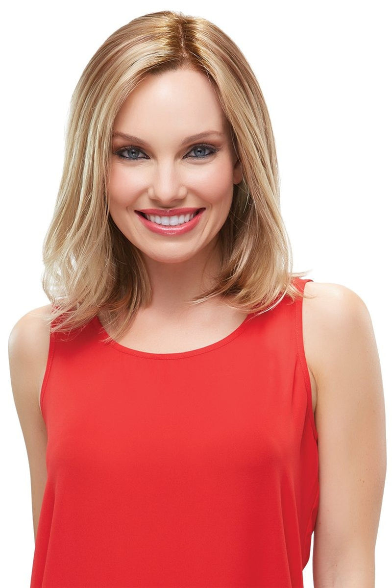 14/26S10 Light Gold Blonde and Medium Red-Gold Blonde Blend, Shaded with Light Brown