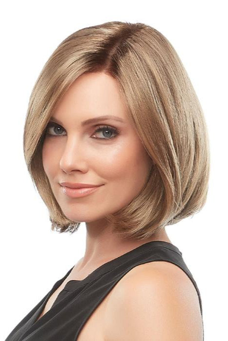 24BT18S8 Medium Natural Ash and Light Natural Gold Blonde Blend, Shaded with Medium Brown