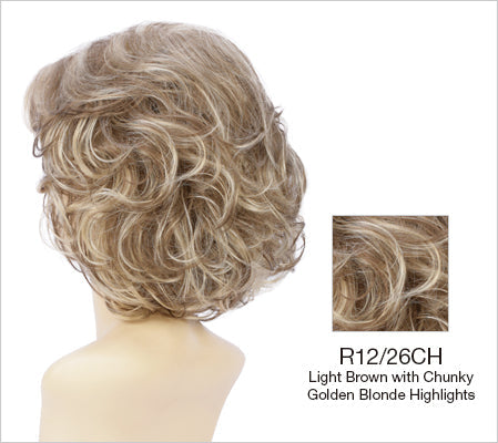 r12/26ch light brown chunky golden blonde highlights