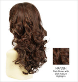 r4-33h dark brown dark auburn highlights