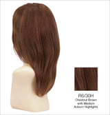 r6-30h chestnut brown with med auburn highlights