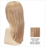 r613-24h pale golden blonde w light ash blonde highlights