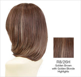 r8-26h golden brown with golden blonde highlights