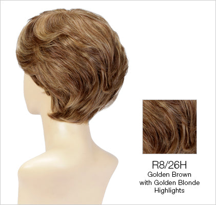 r8-26h golden brown with golden blonde highlights