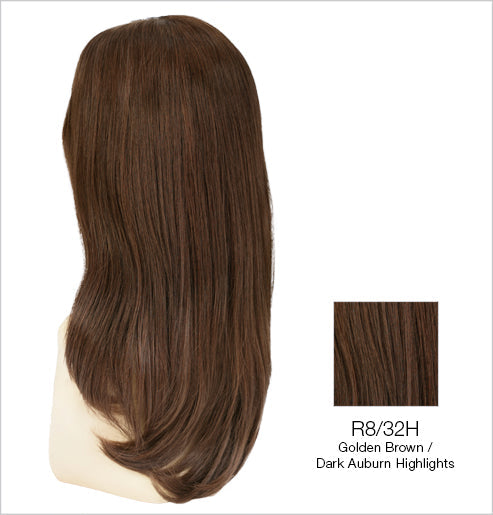 r8-32h golden brown w dark auburn highlights