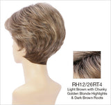 rh12-26rt4 light brown golden highlights dark roots