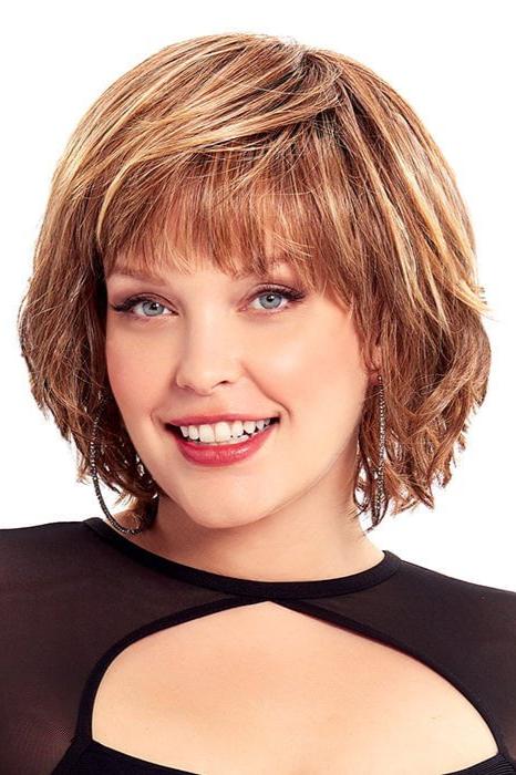17/23/R8 Beige Blonde and Auburn Blended with Medium Brown Roots