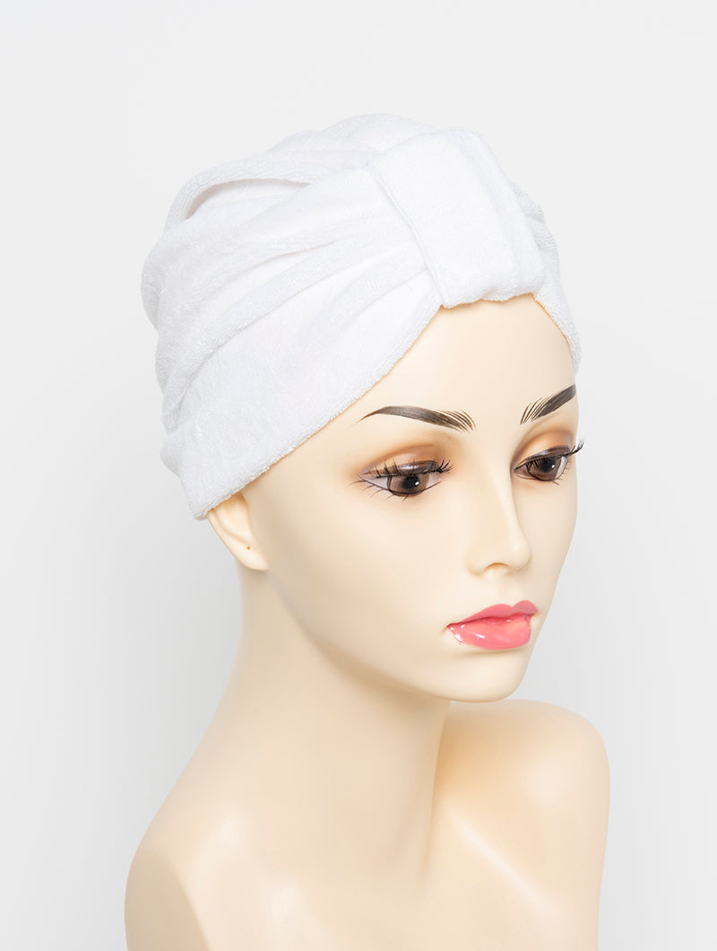 Terry Turbans - White