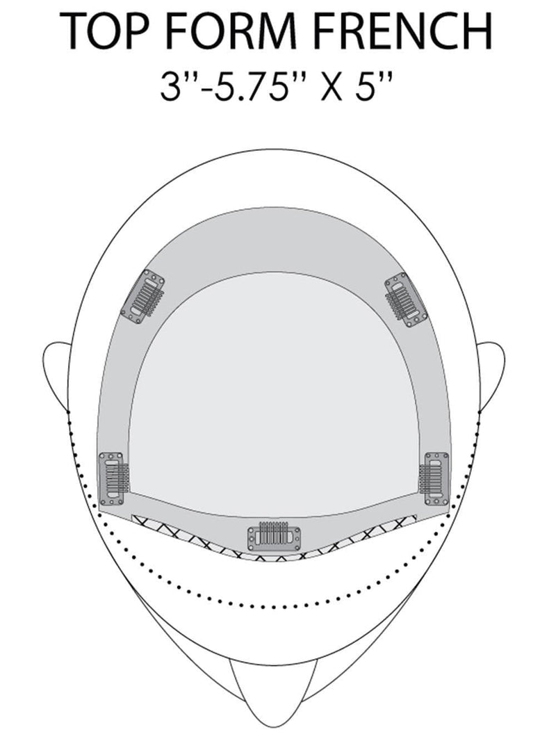 TOP FORM FRENCH 12" HUMAN HAIR